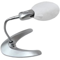 Лупа настільна MG5B-2 гнучка, з підсвічуванням, 2.25 Х Ø107мм, 5Х Ø22мм