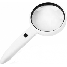Hand magnifier NO.77790, illuminated, 3.5x dia-90mm, (3LR44)