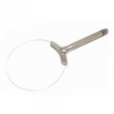 Zhongdi round hand magnifier, with LED light, 2.5 X, Ø130mm manual