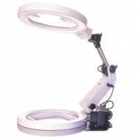 Лупа MG3B-120C настол.складная, подсветка, 2X 120mm+ 5X 22mm, DC-5V 1A