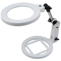 Лупа MG3B-138C настов.складна, підсвічування, 1.5X 138mm+ 5X 25mm, DC-5V 1A