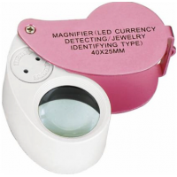Jewelry magnifier MG21016-A with Led illumination, 40X, diam-25mm 2 LR 927