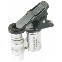 Микроскоп карманный мини NO.9882W1, с прищепкой, увелич.- 60Х,2 LED, 1UV