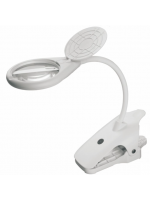 Tabletop magnifying lamp with backlight BC120C 2-10X, diameter 120mm, on clips