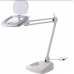 It looks like Lamp ZD-142B with magnifying glass 230Vac 50Hz, with 56 LEDs. ,7W, 4 levels of illumination at a low price.