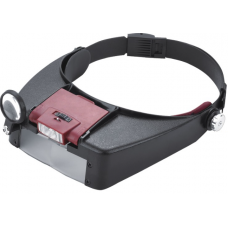 Binocular magnifier MG81007A with LED illumination, 1.5X 3X 8.5X 10X, (2ААА)
