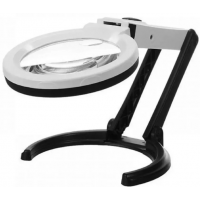 Лупа MG3B-1D складная, подсветка, 1.25Х 138мм+ 5Х 25мм, DC-5V 1A