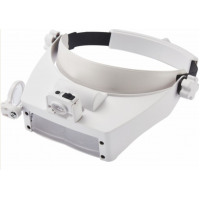 Binocular glasses MG81007(RD), 1.0X, 3.0X, 8.0X with LED backlight