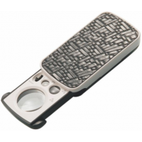 Magnifier NO.774-3ZX1 pocket with illumination, lens magnification 30x, 60x, 90x