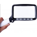 Comparison Hand magnifier NO.10863 rectangular, illuminated, 2x, dia-108x63mm, folding handle  foto 1 