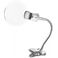 Лупа MG4B-4 c прищепкой, подсветка, 2,5Х 90мм+ 6Х 20мм, (3LR1130)