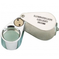 Лупа ювелирная MG21006 с Led подсветкой, 20Х, диам-18мм 2 LR 927