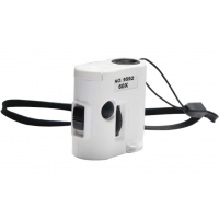 Міні мікроскоп NO.9592-1, увел.- 60Х, підсвічування +UV (3LR43)