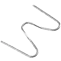 Скобы D2-6 для горячего степлера для пайки пластика бамперов 100 шт.