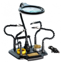 Flexible Hand ZD-11M-3 Magnifier Holder with USB Connector