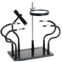 ZD-11P-1 flexible holder with flashlight and magnifying glass