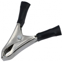 Зажим аккумуляторный   10А, L55мм, чёрный 