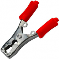 Зажим аккумуляторный 40А, L67мм, красный 