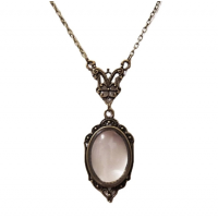 Лупа-кулон "Монокль Кокер" з вікторіанським ланцюжком для читання газет