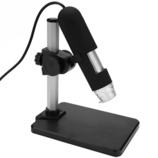 Portable USB digital microscope, SuperZoom HQ 50-1000X with stand