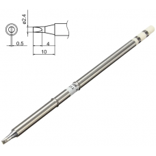 Tip with heater for Hakko T12-D24