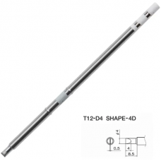 Жало с нагревателем для Hakko T12-D4 Жало с нагревателем для Hakko T12-D4