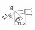 Tip with heater for Hakko T12-BC2